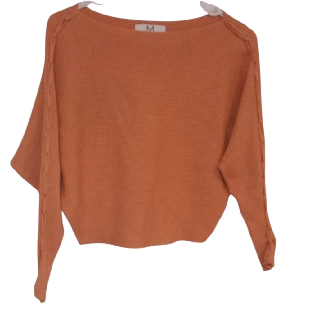 Magaschoni Vibrant Pink Crew Neck Sweater